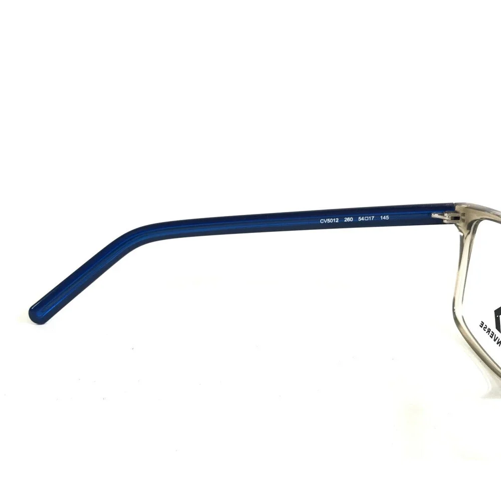Converse Eyeglasses Frames CV5012 260 Clear Brown Blue Rectangle 54-17-145